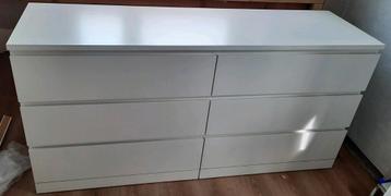 Mooie witte ladenkast - Ikea Malm beschikbaar voor biedingen