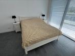 Twee persoonsbed verstelbaar geschikt voor boxspring matras, Ophalen, Verstelbaar, Wit, Tweepersoons