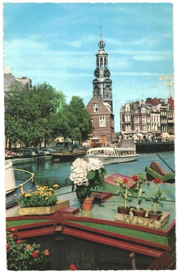 44489	Amsterdam	Munttoren	1964	Gelopen met Postzegel        