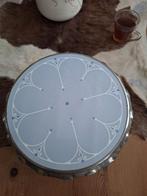 Zeer aparte taart vlaaischotel met verzilverde onderstel, Ophalen of Verzenden