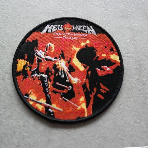 Helloween ltd edition keeper of the seventh keys ..patch h80, Verzamelen, Muziek, Artiesten en Beroemdheden, Nieuw, Kleding, Verzenden