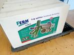 Houtklover Ferm 230 volt 4 ton FLS37 stalen wielen, Ophalen, Nieuw, Elektrisch