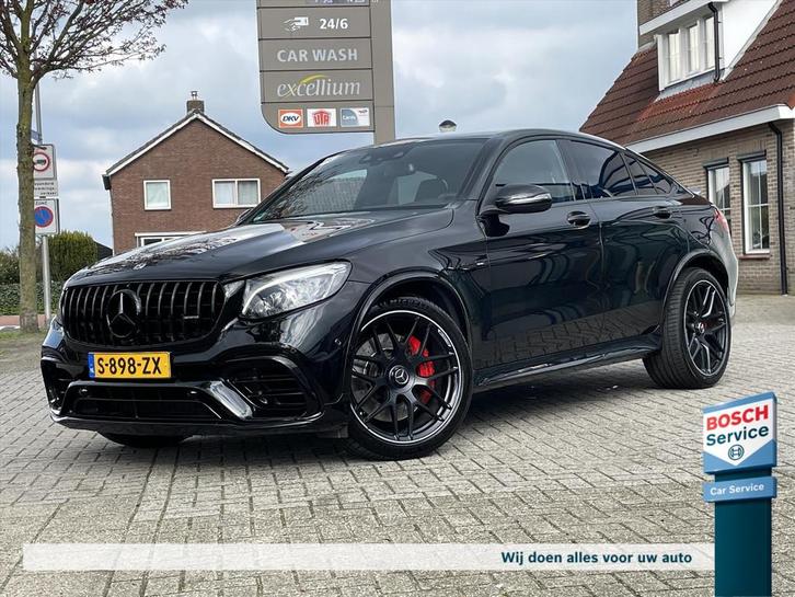 Mercedes GLC Coupé 63 AMG S 510pk 4MATIC+ / Schaal Stoelen, Auto's, Mercedes-Benz, Bedrijf, Te koop, GLC Coupé, ABS, Achteruitrijcamera