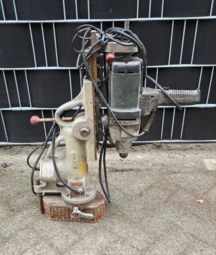 Magneetboormachine,  magneet boor,, Doe-het-zelf en Verbouw, Gereedschap | Boormachines, Gebruikt, Kolomboormachine, Ophalen