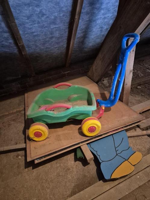 kunststof trekkar, Kinderen en Baby's, Speelgoed | Buiten | Voertuigen en Loopfietsen, Zo goed als nieuw, Overige typen, Ophalen