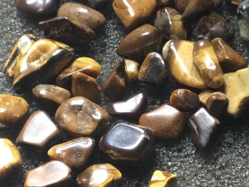 kleine tijgeroogsteentjes 12g, Verzamelen, Mineralen en Fossielen, Mineraal, Ophalen of Verzenden