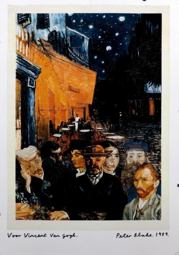Peter Blake - Hommage aan Van Gogh, 1989, Antiek en Kunst, Kunst | Tekeningen en Foto's, Ophalen