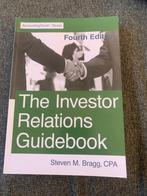 The Investor Relations Guidebook, Steven M. Bragg, Ophalen of Verzenden, Zo goed als nieuw, Accountancy en Administratie