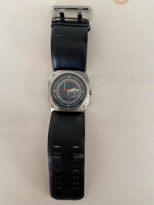 Schiphol horloge, Sieraden, Tassen en Uiterlijk, Horloges | Heren, Gebruikt, Polshorloge, Overige merken, Ophalen of Verzenden