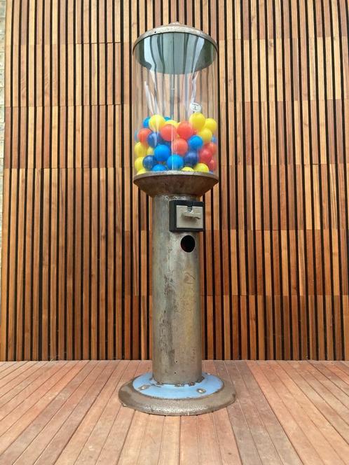 Retro vintage kauwgomballenautomaat, Huis en Inrichting, Woonaccessoires | Overige, Gebruikt, Ophalen