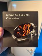 TicWatch pro 3 ultra GPS horloge, Ophalen, Zwart, Zo goed als nieuw, GPS