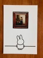 Nijntje en het Melkmeisje van Johannes Vermeer. Dick Bruna, Ophalen of Verzenden, 1960 tot 1980, Ongelopen, Cultuur en Media