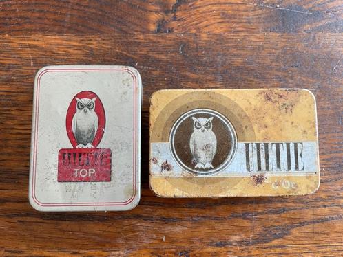 Vintage blikjes merk UILTJE sigaartjes, Verzamelen, Blikken, Verzenden