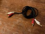Stereo interlinks 175cm Vergulde RCA - Tulp pluggen, Ophalen, Gebruikt, Minder dan 2 meter, Interlink-kabel