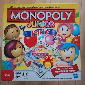 Monopoly junior party beschikbaar voor biedingen
