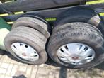 4x Vancocamper Band+velg+wieldoppen 215x70x15 Continetal, Caravans en Kamperen, Ophalen, Gebruikt