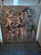 Abstract Schilderij van olifant 3D met Textuur, Ophalen