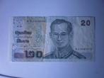 Thailand- 20 Bath - Bankbiljet, Verzenden, Zuidoost-Azië, Los biljet