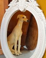 Vintage Windhond Beeld van Polyester, Whippet, groot formaat, Ophalen, Gebruikt, Overige typen