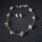 Otazu ketting en oorbellen Set, Ophalen of Verzenden, Zo goed als nieuw, Zilver, Zilver