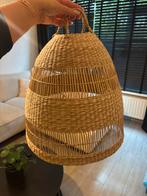 IKEA rieten lamp ( 36 cm doorsnede), Ophalen, Zo goed als nieuw, Rond, 25 tot 50 cm
