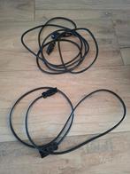 Koppelsnoer Verbindingskabel zwart - 2 stuks, Ophalen of Verzenden, Zo goed als nieuw, Kabel of Snoer