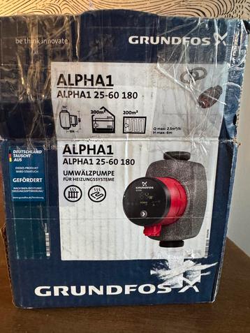 Grundfos Alpha 1 25-60/180 circulatiepomp beschikbaar voor biedingen