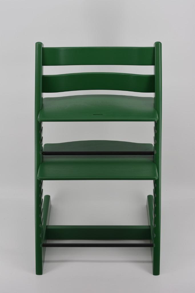 Stokke Tripp Trapp Forrest Green – Refurbished model, Kinderen en Baby's, Kinderstoelen, Zo goed als nieuw, Meegroeistoel, Aanschuifbaar
