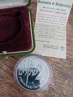 Israël 1982 Zilveren Hanukka Proof Munt, Ophalen of Verzenden, Nederland