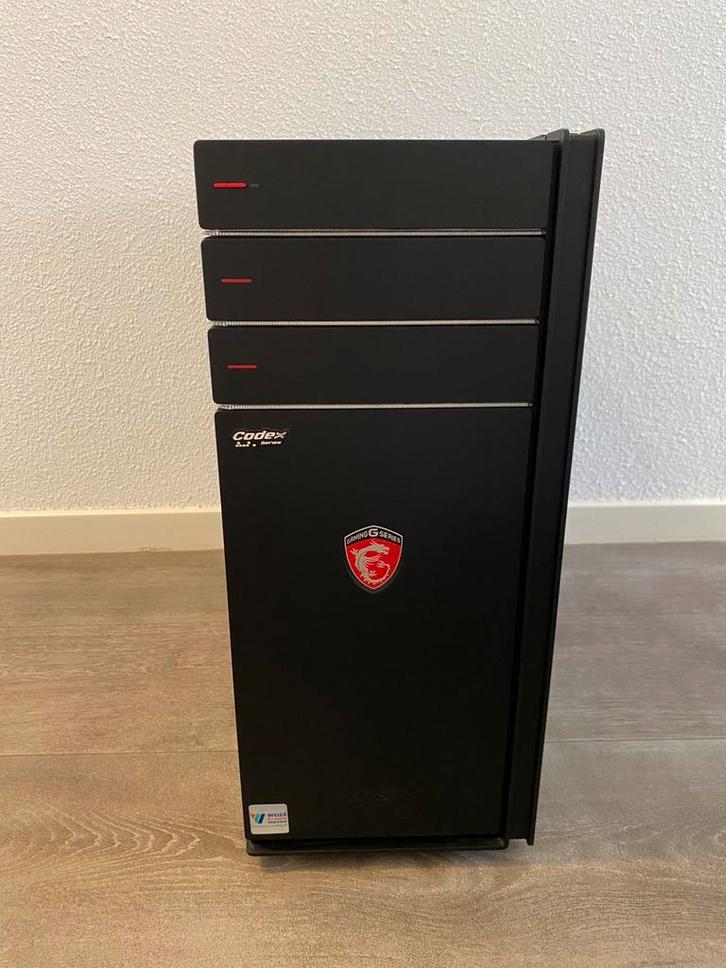 Game computer (PC) - MSI, Computers en Software, Desktop Pc's, Gebruikt, 3 tot 4 Ghz, HDD, 8 GB, Met videokaart, Gaming, Ophalen