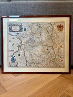 Oude historische kaart van Overijssel in " nieuwe" lijst, Ophalen, Zo goed als nieuw, Nederland, Landkaart