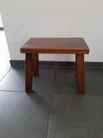 Eiken bijzettafel, Huis en Inrichting, Tafels | Bijzettafels, Ophalen, Minder dan 45 cm, Minder dan 55 cm, Zo goed als nieuw