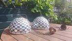 2 mega mooie Tiffany lampen met bloemen design, Huis en Inrichting, Ophalen, Tiffany, Minder dan 50 cm, Glas