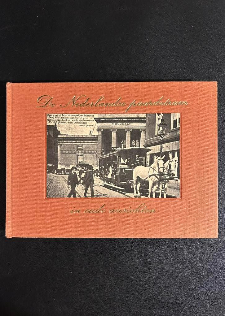 De Nederlandse paardentram in oude ansichten (1966), Verzamelen, Spoorwegen en Tramwegen, Gebruikt, Tram, Boek of Tijdschrift