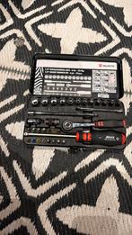 Zebra 32 WÜRTH 1/4 inch steeksleutelassortiment 33-delig, Ophalen of Verzenden, Gevuld, Zo goed als nieuw