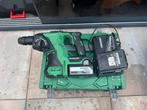 Hikoki accuboor-beitel hamer DH18DBL compleet, Gebruikt, Verzenden, Hikoki Hitachi, Boor- en/of Breekhamer