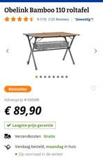 Campingtafel / kampeertafel opvouwbaar 110 cm, Caravans en Kamperen, Ophalen of Verzenden, Zo goed als nieuw, Campingtafel