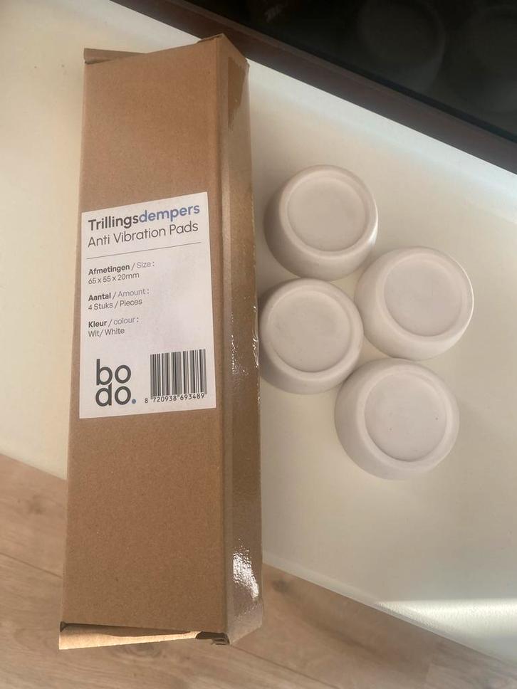 Bodo Trillingsdempers - Zo goed als nieuw!, Witgoed en Apparatuur, Wasmachines, Zo goed als nieuw, Ophalen of Verzenden