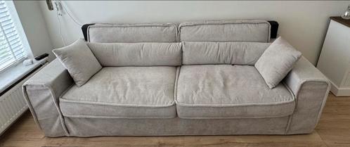 Riviera maison 3,5-zits bank Metropolis, Soft Beige,, Huis en Inrichting, Banken | Bankstellen, Zo goed als nieuw, Rechte bank