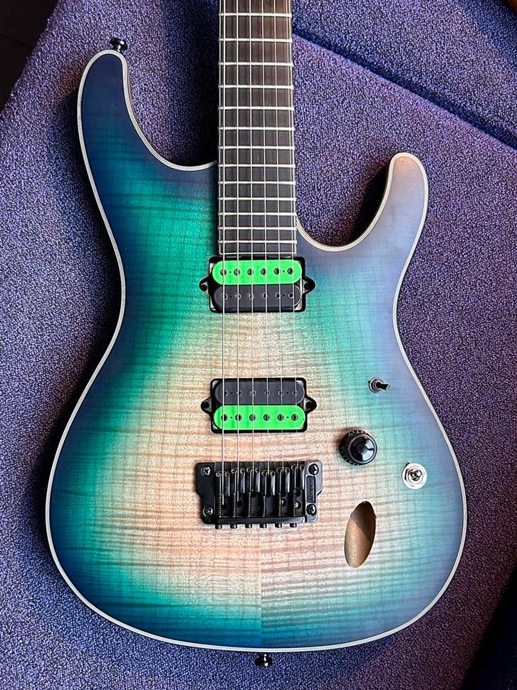 Ibanez SIX6FDFM met Dimarzio pickups, Muziek en Instrumenten, Snaarinstrumenten | Gitaren | Elektrisch, Zo goed als nieuw, Solid body