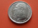 Belgie 2 Francs  1909 zilver Leopold II, Postzegels en Munten, Munten | België, Verzenden, Zilver, Losse munt, Zilver