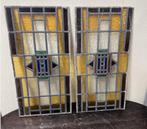 GLAS IN LOOD RAMEN, Gevelraam of Ruit, Gebruikt, Minder dan 80 cm, Ophalen of Verzenden