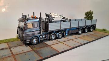 Scania 143 Tekno Salari met stenentrailer beschikbaar voor biedingen