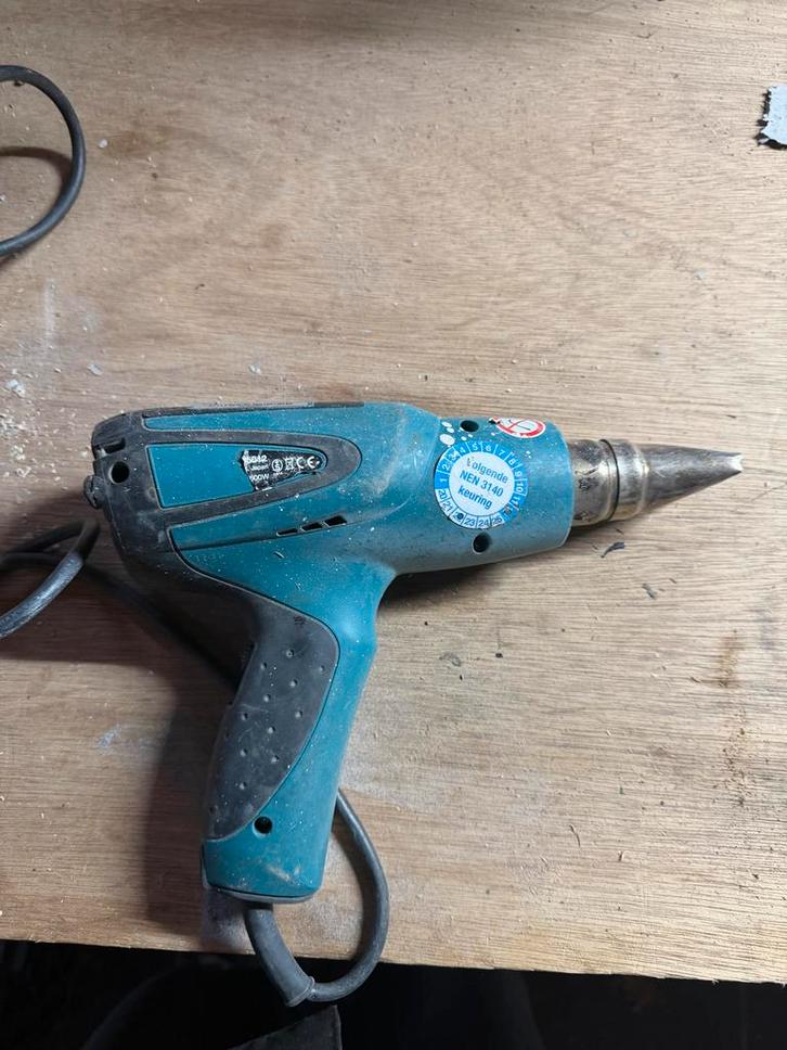 Makita HG5012K Verfbrander - Krachtig en Betrouwbaar!, Doe-het-zelf en Verbouw, Gereedschap | Overige machines, Gebruikt, Ophalen of Verzenden