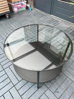 Gebruikte salontafel, Huis en Inrichting, Tafels | Salontafels, Ophalen, Gebruikt, 50 tot 100 cm, Rond