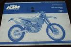 KTM 400 520 SX MXC EXC Racing 2001 chassis  parts list, Motoren, Ophalen of Verzenden, Overige merken