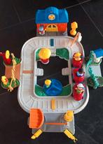 Uitgebreide treinbaan Little People Fisher-Price + geluiden, Ophalen of Verzenden, Gebruikt, Met geluid