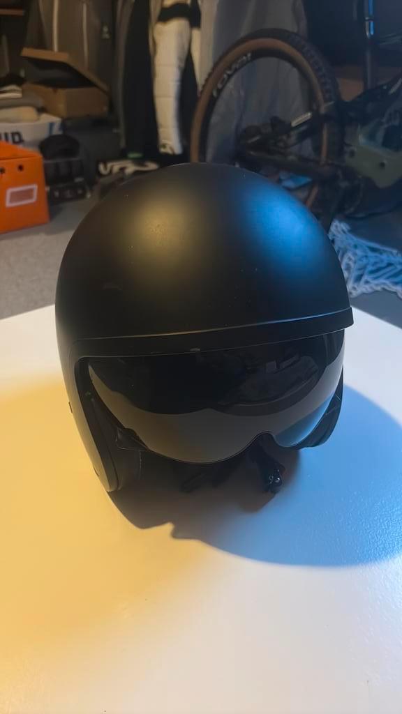 LS2 spitfire jethelm L, Fietsen en Brommers, Brommerhelmen, Gebruikt, Large, Ophalen of Verzenden