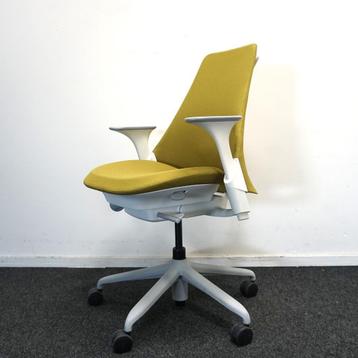 Herman Miller Sayl Bureaustoelen | Ergonomisch | Groen / Wit beschikbaar voor biedingen
