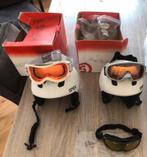Skihelm 2X, maten M, S (wit) en skibril 3x, Sport en Fitness, Skiën en Langlaufen, Overige merken, Overige typen, Ophalen of Verzenden